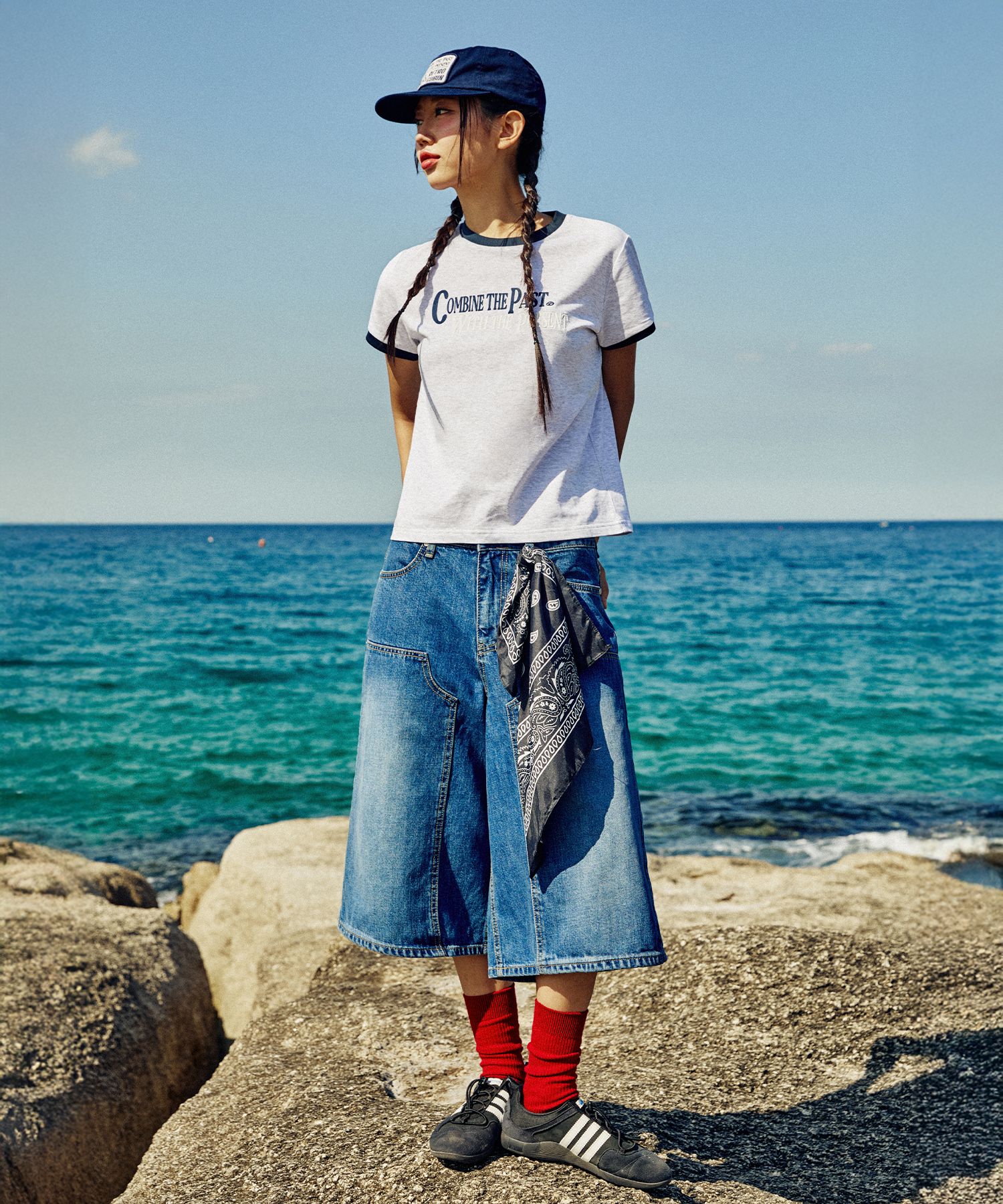 ★GUBIN★ w velvet lettering ringer tee MUSINSA | GUBIN (w) Velvet Lettering Ringer Tee