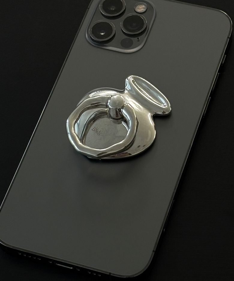 Vase phone grip ring
