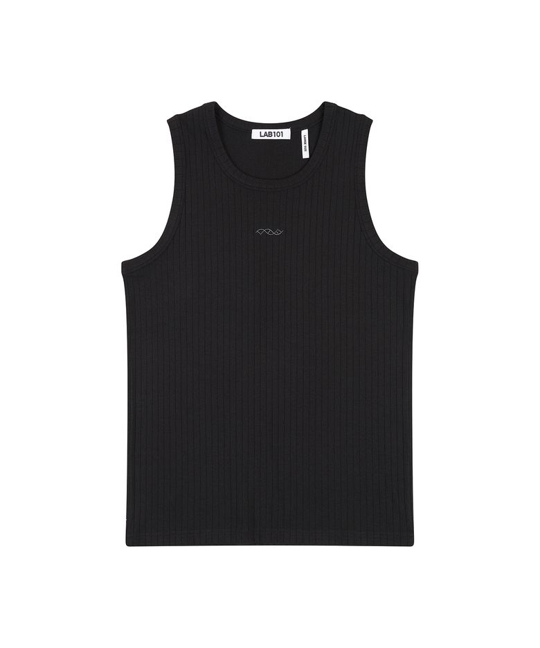 로고 포인트 슬리브리스 (BLACK)