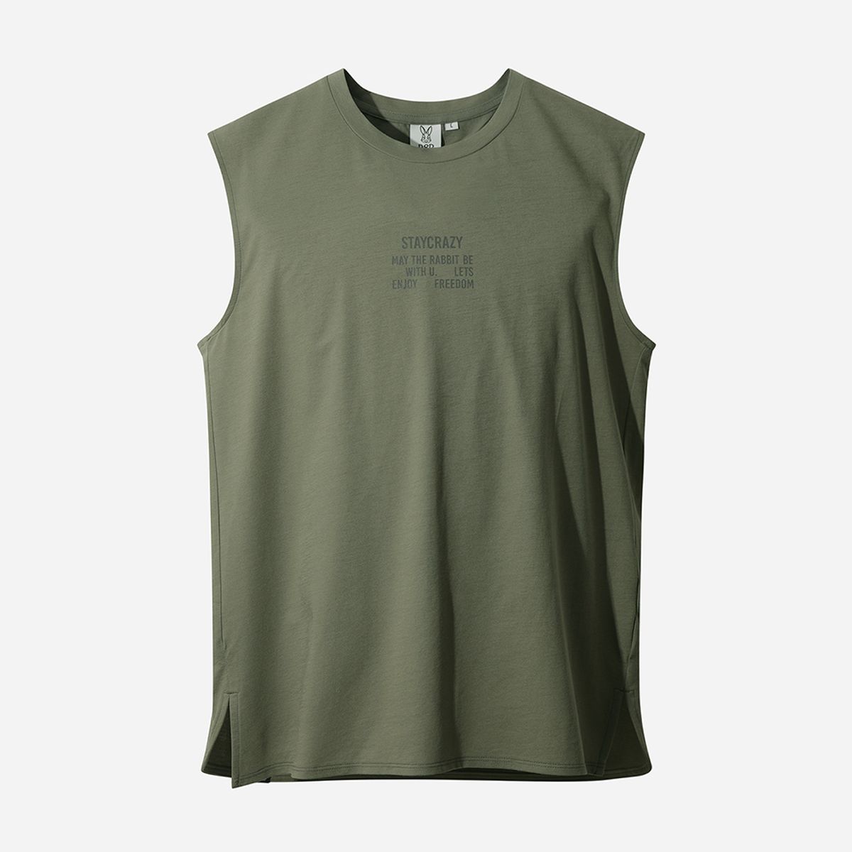 디오디(DOD) 슬리브리스 티셔츠(L.CHARCOAL GREY)