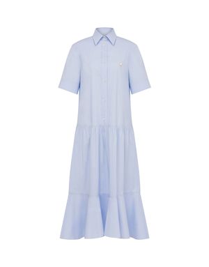 코튼 구스 셔츠 드레스