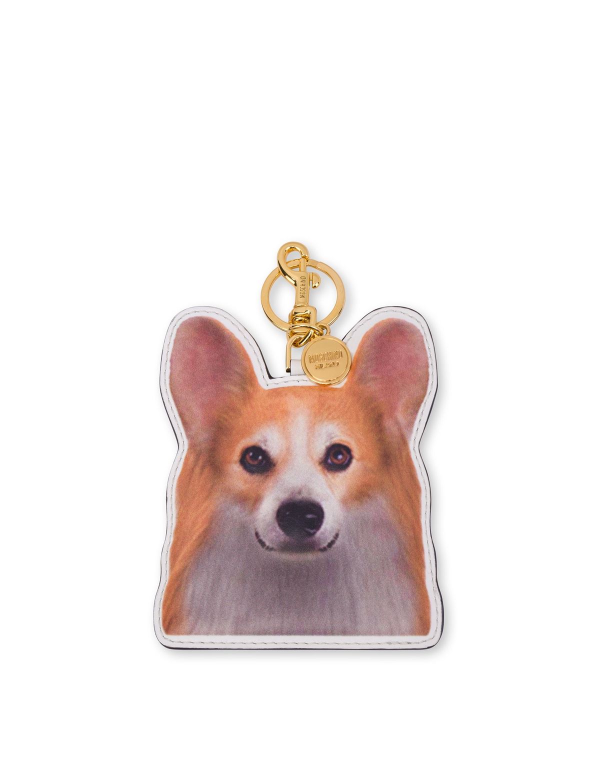 모스키노(MOSCHINO) 코기 프린티드 키링