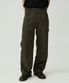 파번 4405 더블니 카펜터 와이드핏 카키 팬츠