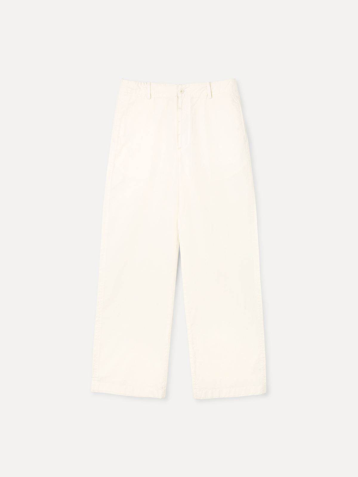 라벨아카이브(LABELARCHIVE) Marvin light cotton chino pants ivory