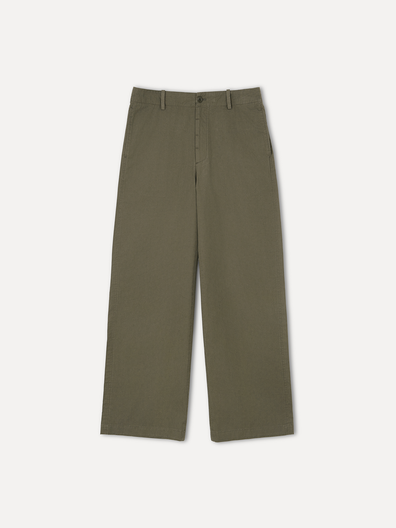 Marvin light cotton chino pants khaki