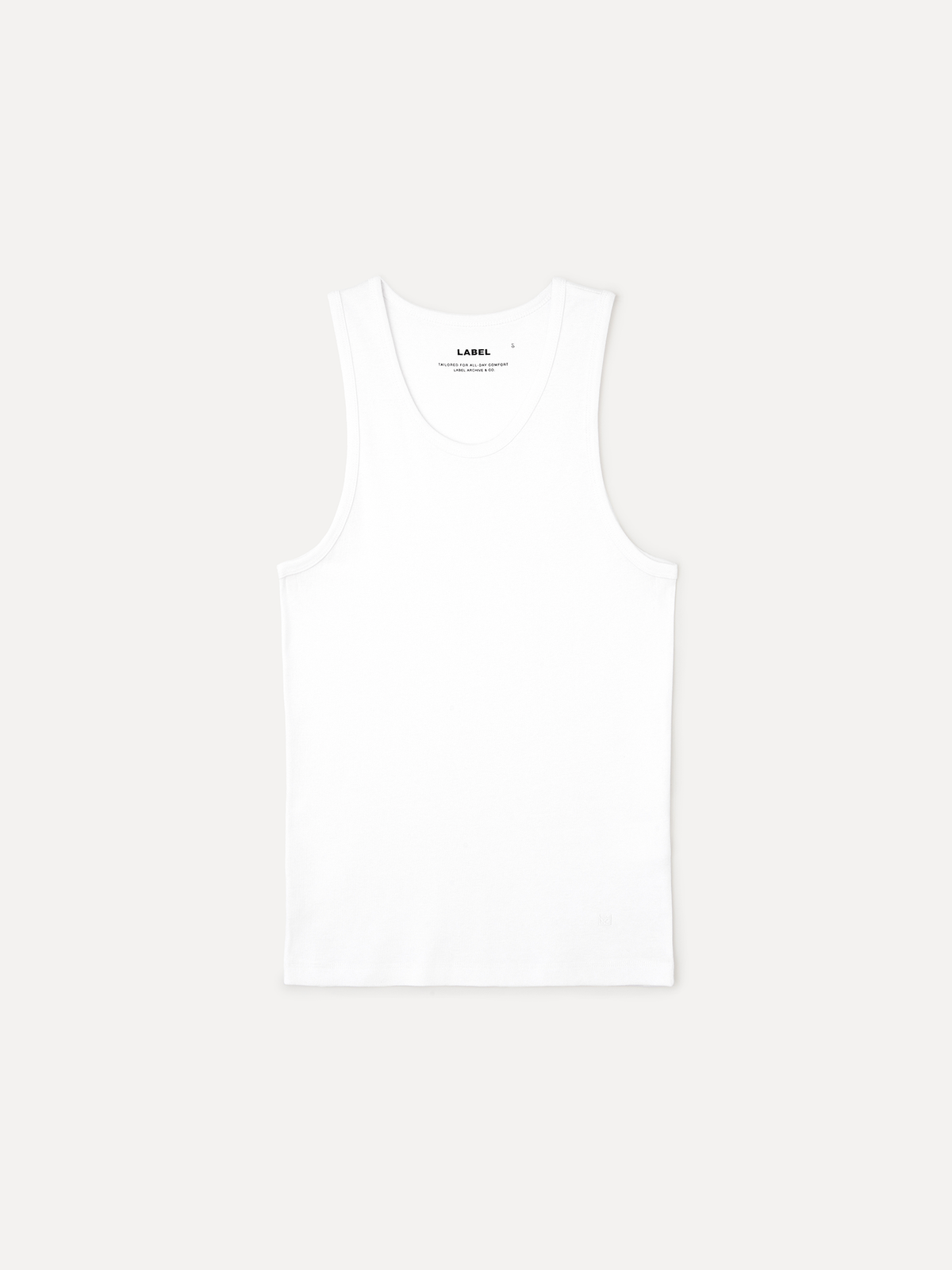 라벨아카이브(LABELARCHIVE) Fred mono sleeveless top white