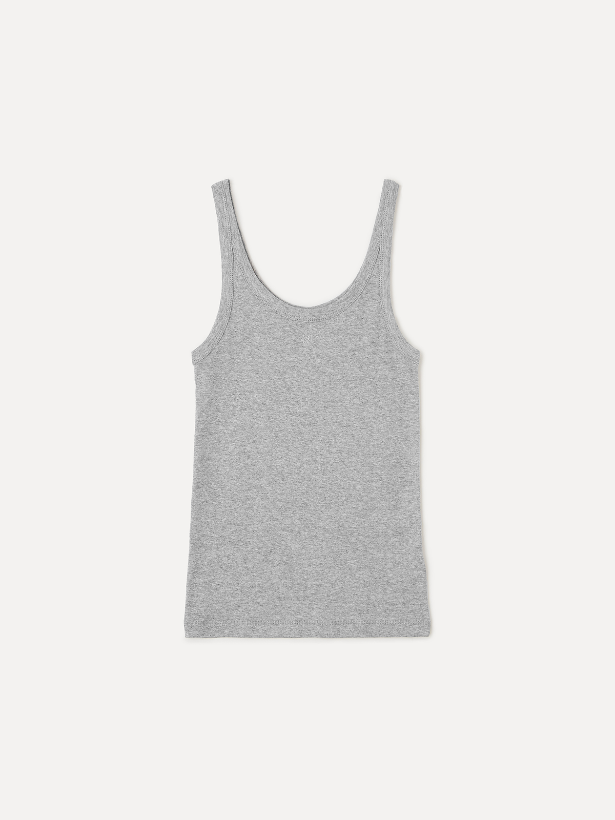 라벨아카이브(LABELARCHIVE) W Moa contour scoop tank melange grey