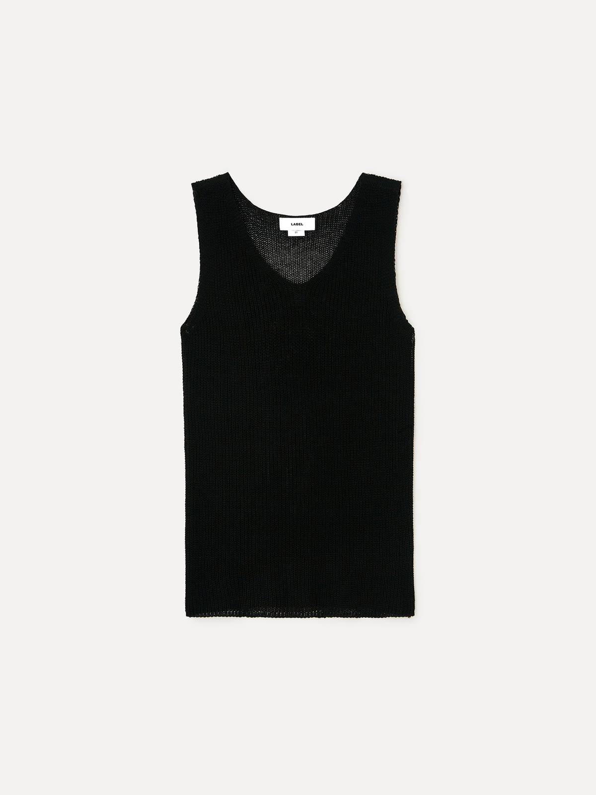 라벨아카이브(LABELARCHIVE) W Bree v-neck knit vest black