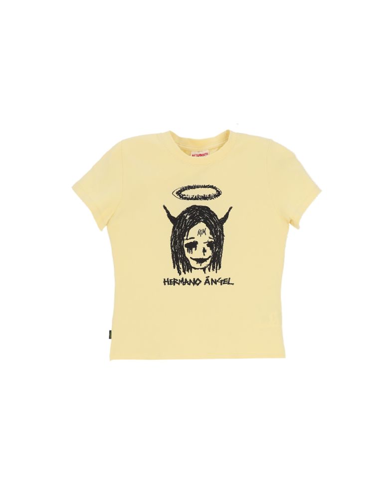ATM X SEOULCULT ANGEL TEE [YELLOW]