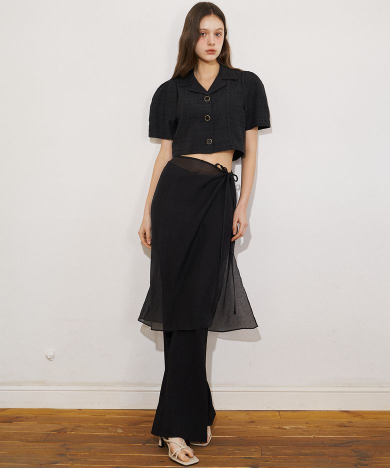 URBAN LAP PANTS & SKIRT (BK)