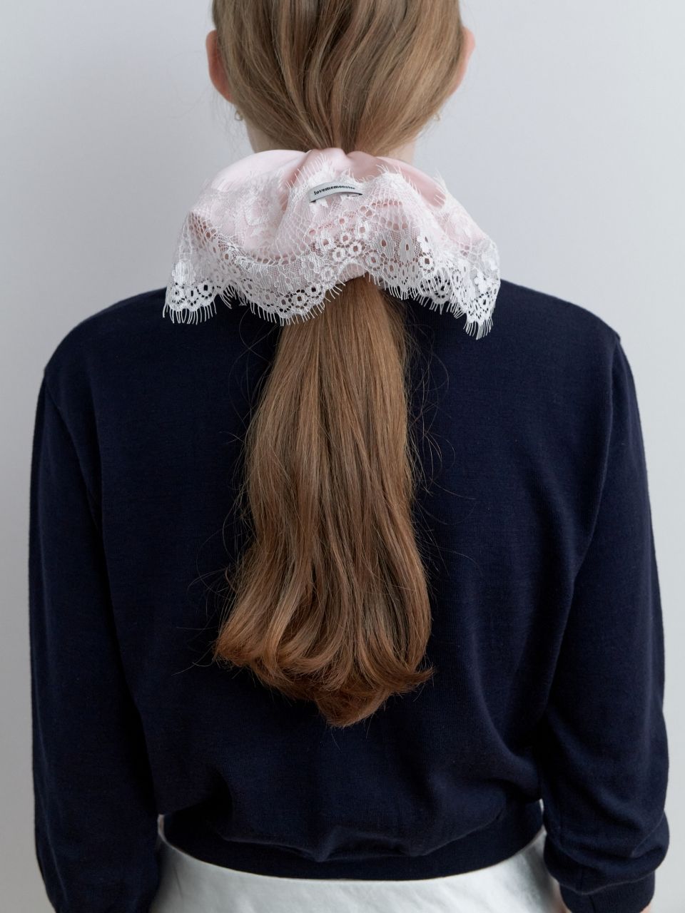 MUSINSA | LOVE ME MONSTER Vintage Lace Satin Scrunchy XL
