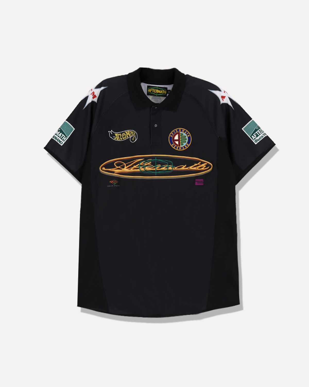 애프터매스(AFTERMATH) FOOTBALL JERSEY [BLACK]