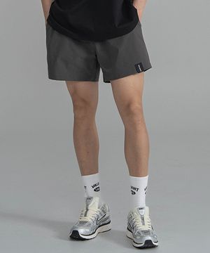 P2502 4부 쿨 우븐 숏츠 [차콜]