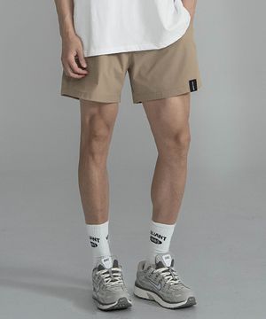 P2502 4부 쿨 우븐 숏츠 [베이지]