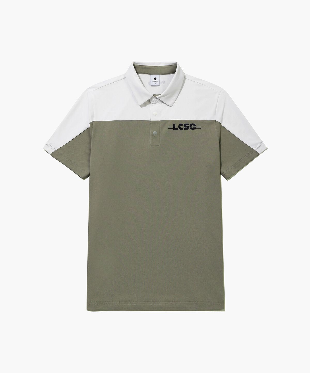 르꼬끄 골프(LECOQ GOLF) 남성 컬러 블럭 티셔츠 (GQ221MTS57)