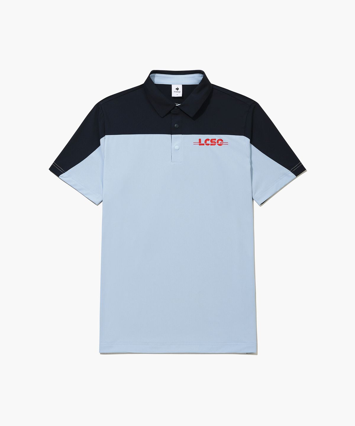 르꼬끄 골프(LECOQ GOLF) 남성 컬러 블럭 티셔츠 (GQ221MTS57)