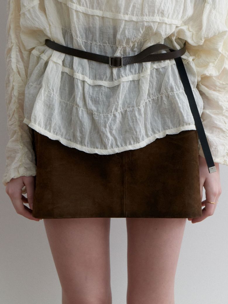 Slim Long Leather Belt_3COL (L251MBT010)