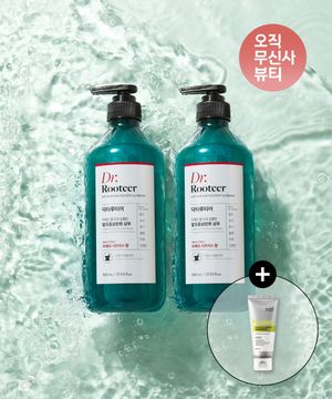 닥터루티어 프레쉬 시트러스향  탈모 샴푸 800ml 2개 + 블랙포레 탈모 샴푸 60ML 추가 증정
