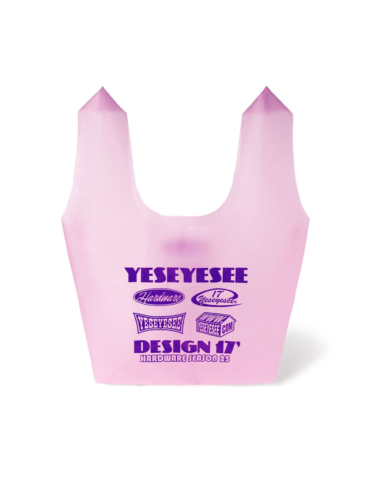 예스아이씨(YESEYESEE) Y.E.S Urethane Market Bag Pink