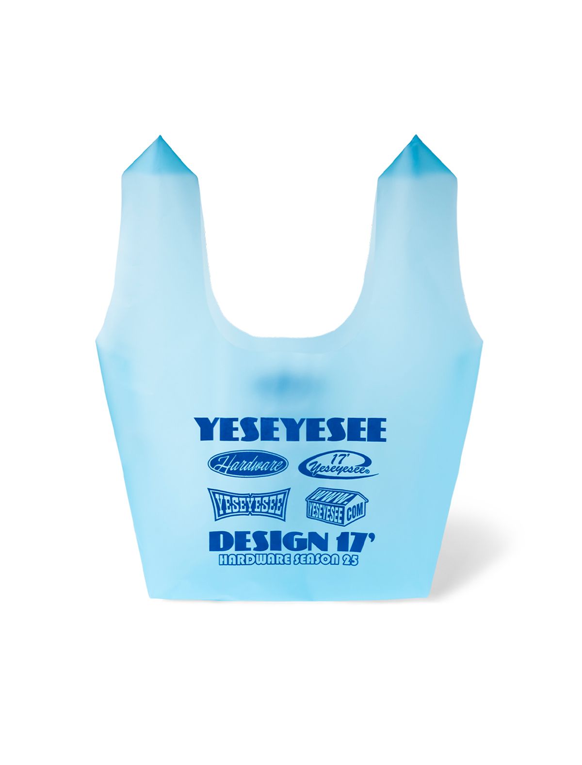 예스아이씨(YESEYESEE) Y.E.S Urethane Market Bag Blue
