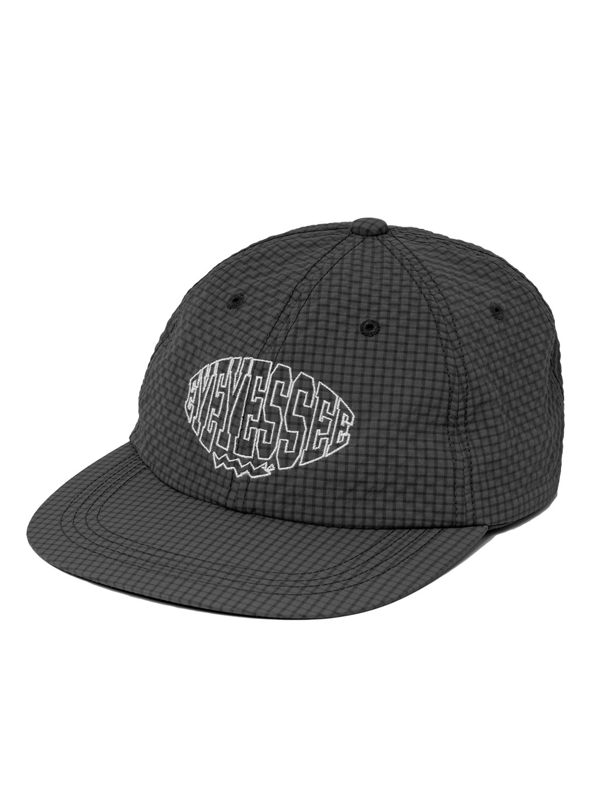 예스아이씨(YESEYESEE) Check Seersucker Cap Charcoal
