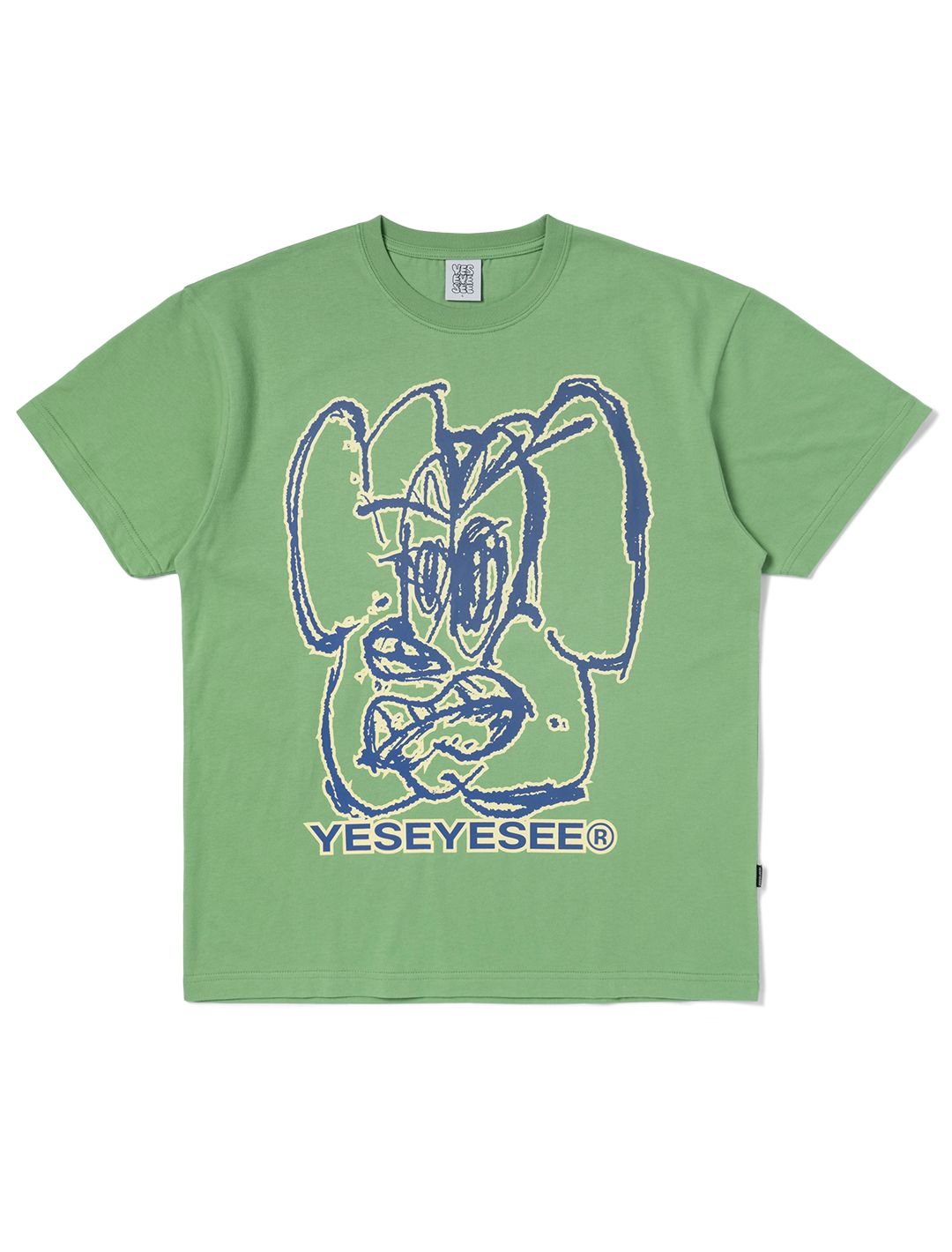 [YESEYESEE] Angry Dog Tee 2色★Tシャツ MUSINSA | YESEYESEE Angry Dog Tee Light Green