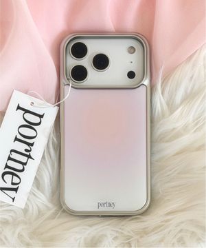 [+s26][+맥세이프]silver pink blossom epoxy case