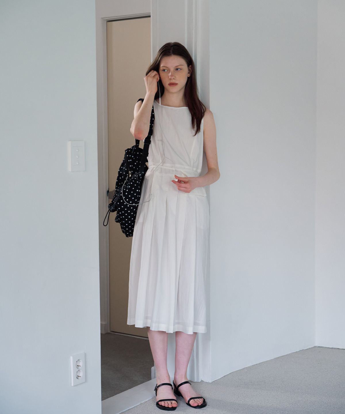 벗튼(BUT'TON) Belt Pouch Set Long Onepiece (Ivory)