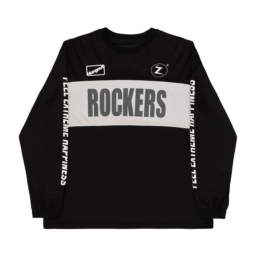 행아웃(HANGOUT) X 쿤타치 리플렉티브 노 슬로우 모터 저지 (블랙) - 사이즈 & 후기 | 무신사