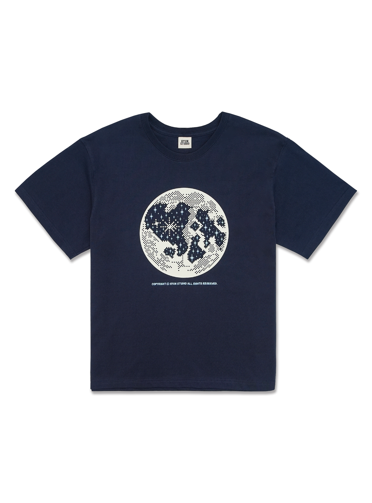 현 스튜디오(HYUN STUDIO) SUN GLITTER EARTH T-SHIRT [UNISEX]