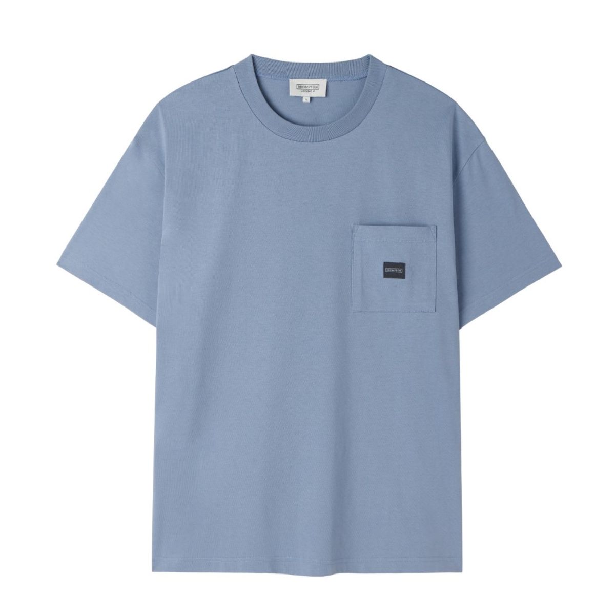 브롬톤 런던(BROMPTON LONDON) BASIC HALF SLEEVE T-SHIRT - BLUE (P252UTS431)