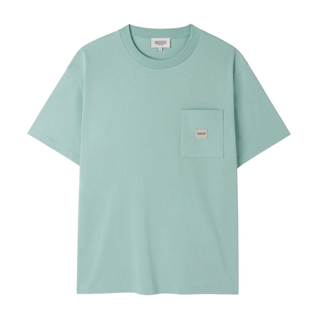 브롬톤 런던(BROMPTON LONDON) BASIC HALF SLEEVE T-SHIRT - MINT (P252UTS431)