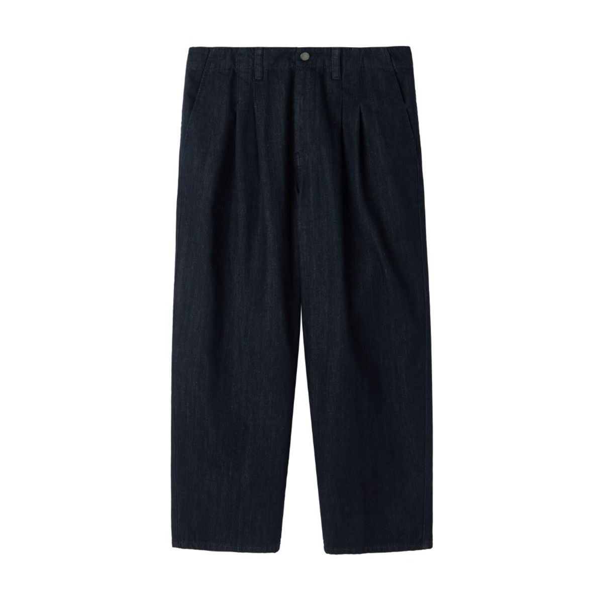 브롬톤 런던(BROMPTON LONDON) 1975 TWO-TUCK WIDE DENIM TROUSERS - INDIGO (P252UDP432)