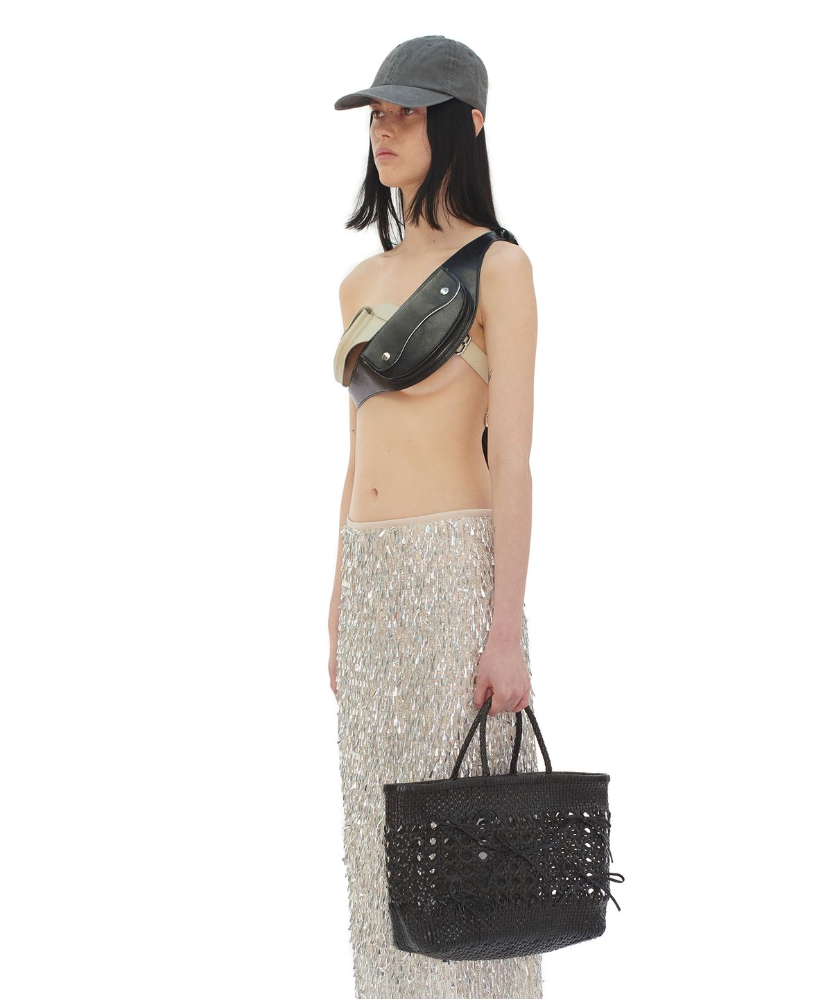 오소이(OSOI) BISCUIT TOTE BAG [BLACK]