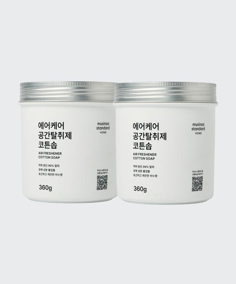 에어케어 공간탈취제 360g [코튼솝] 2팩