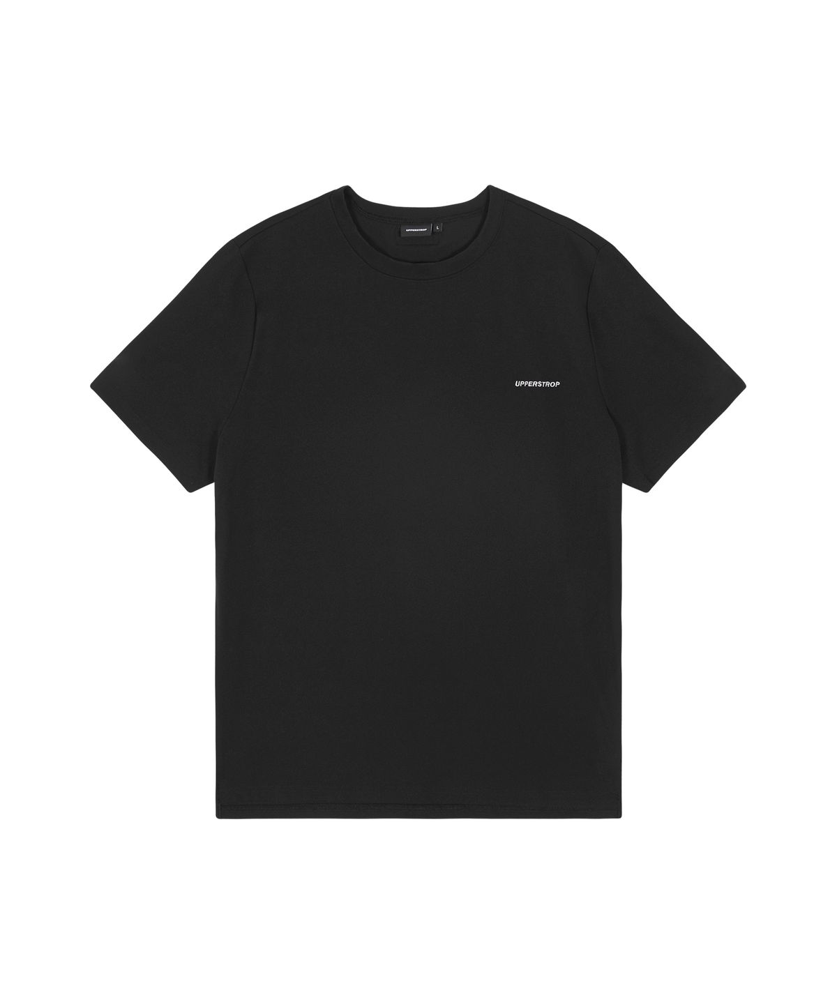 어퍼스트롭 골프(UPPERSTROP GOLF) [UMT25021-01] UPST GOLF 남성 프리미엄 레터링 티셔츠 블랙