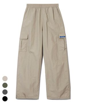 Marker 나일론 스트링 카고 와이드 팬츠