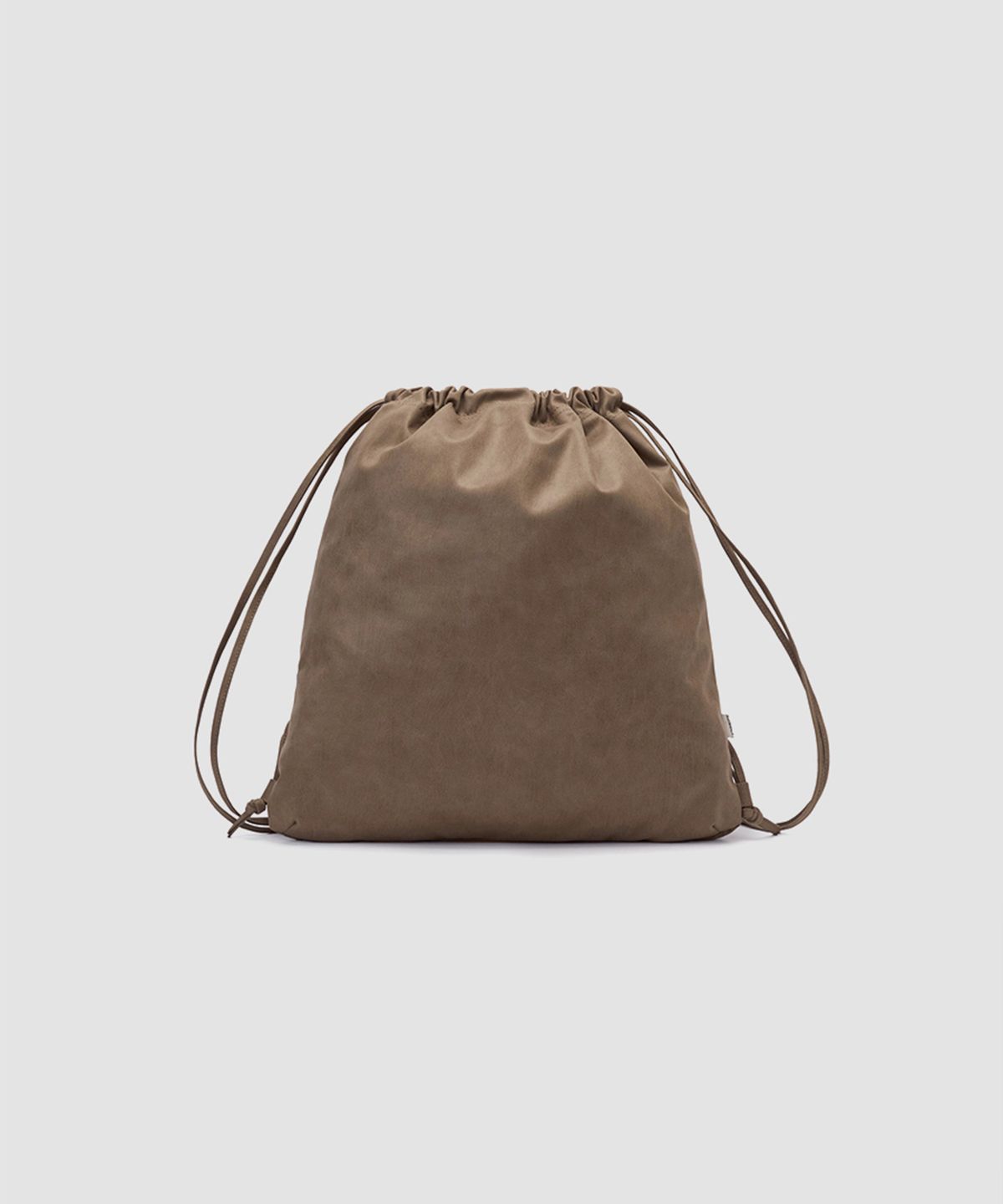 시메트릭 퍼센트(SYMMETRICPERCENT) Faux-leather String Bag / Brown