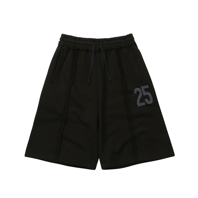 Weekend Warrior Typography Printing Washing Short Pants Charcoal