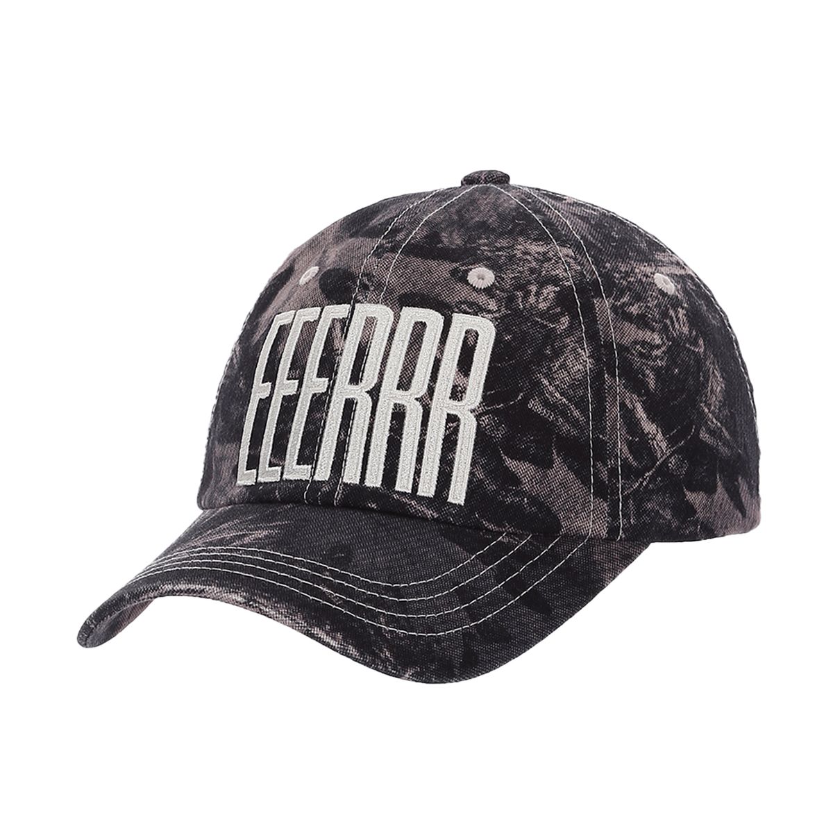 이이이알알알(EEERRR) Real Tree Camo Pattern Ball Cap Black