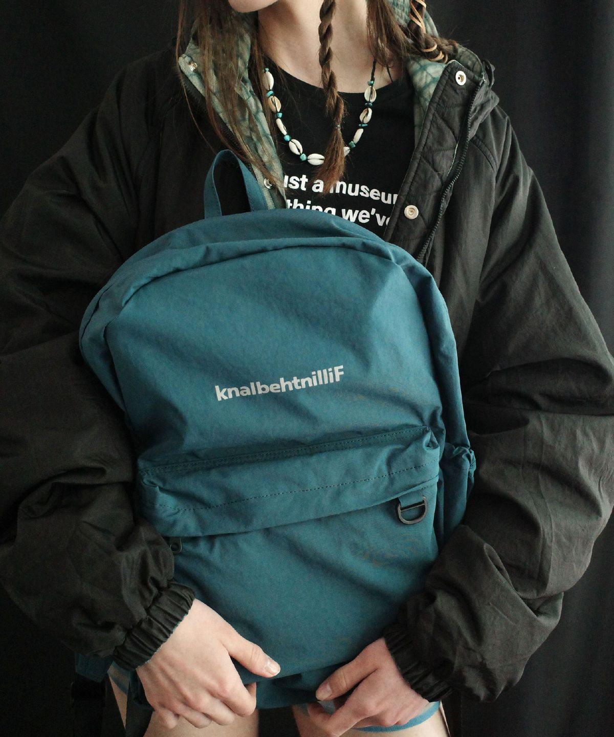 필인더블랭크(FILLINTHEBLANK) Off Back Pack (navy)