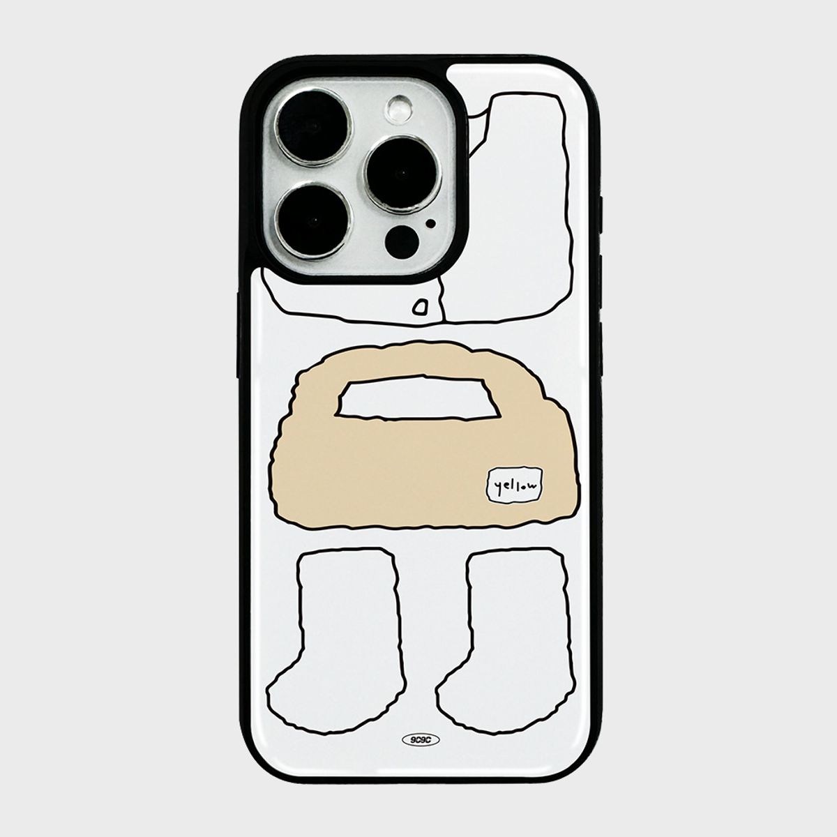 코쿼드(COQUAD) 9C9C 데일리룩 에폭시 케이스_옐로우백