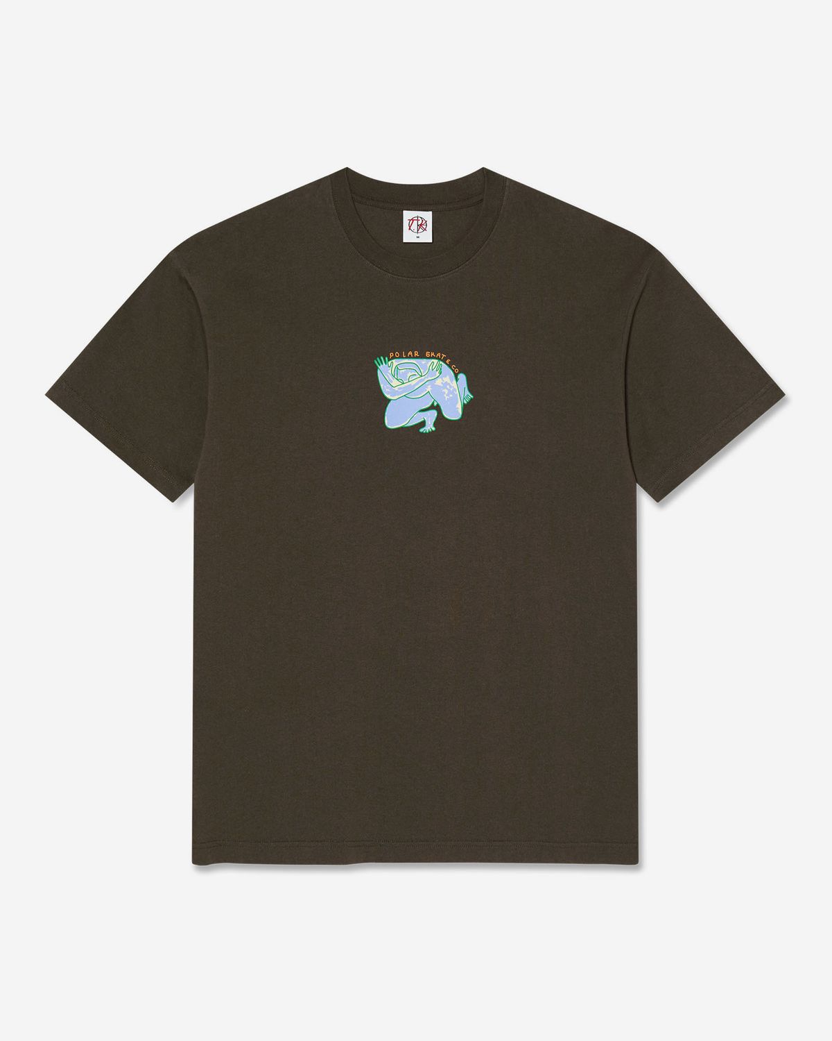 폴라(POLAR) SHY BOW TEE [BROWN]