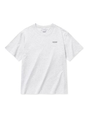 프레시벤트 스몰로고 세미오버핏 반팔티셔츠 (M/GREY)