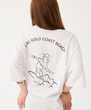 골드코스트 서퍼 반팔티 (화이트)