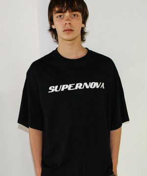 슈퍼노바 레터링 반팔티 (블랙)