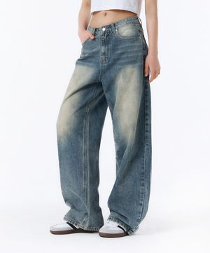 BTB : SERENO WASHING JEANS [DUSTY BLUE]