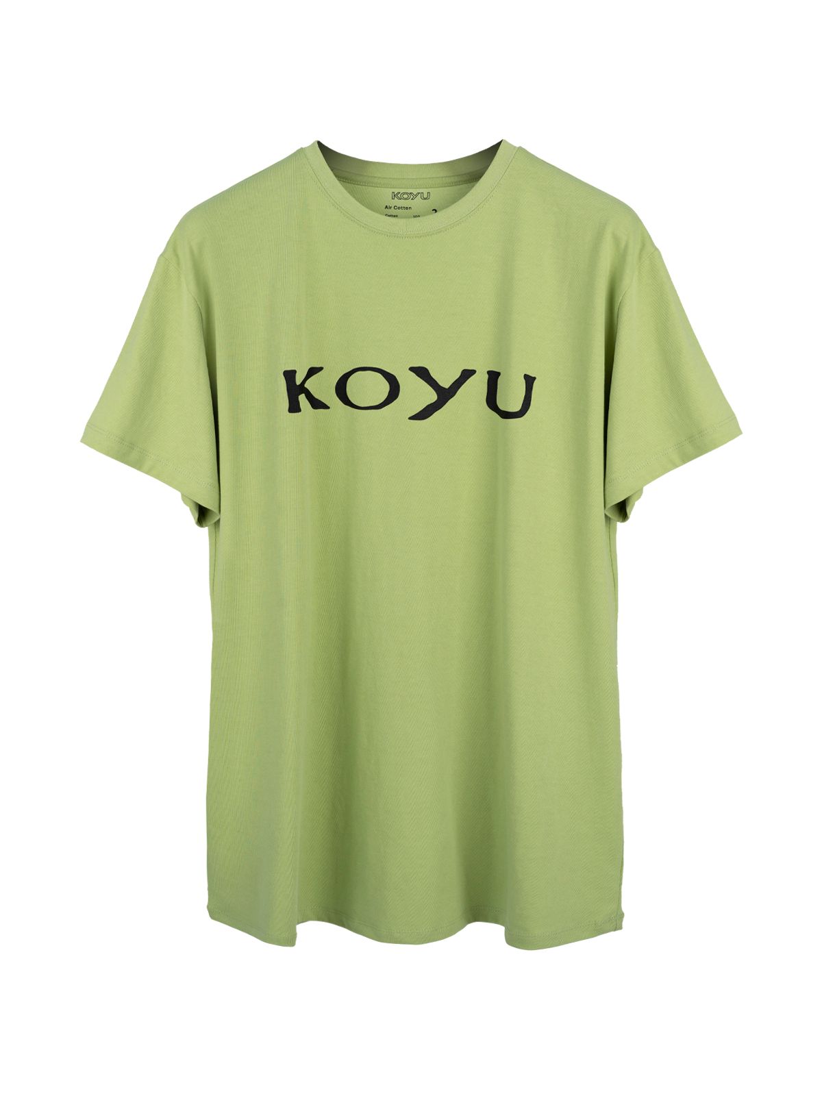 코유(KOYU) 피그먼트 티셔츠 라임