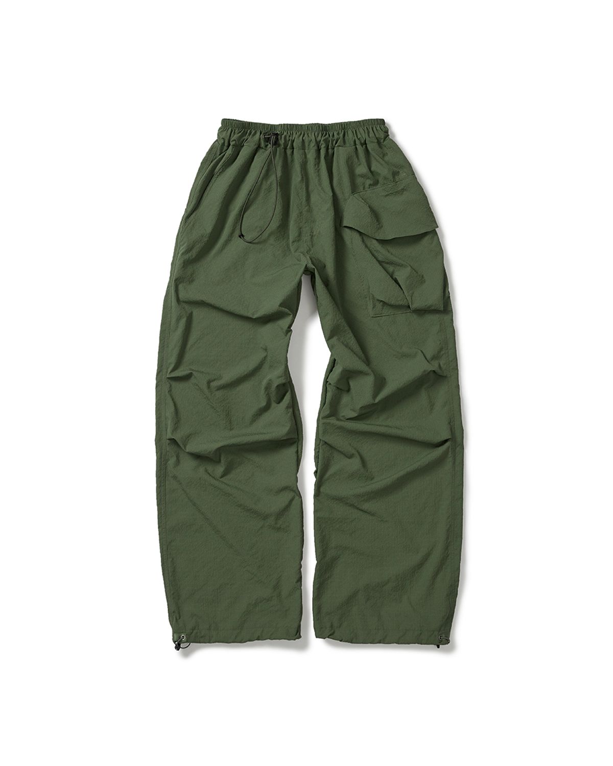 카락터(KARACTOR) Packable parachute cargo pants / Evergreen