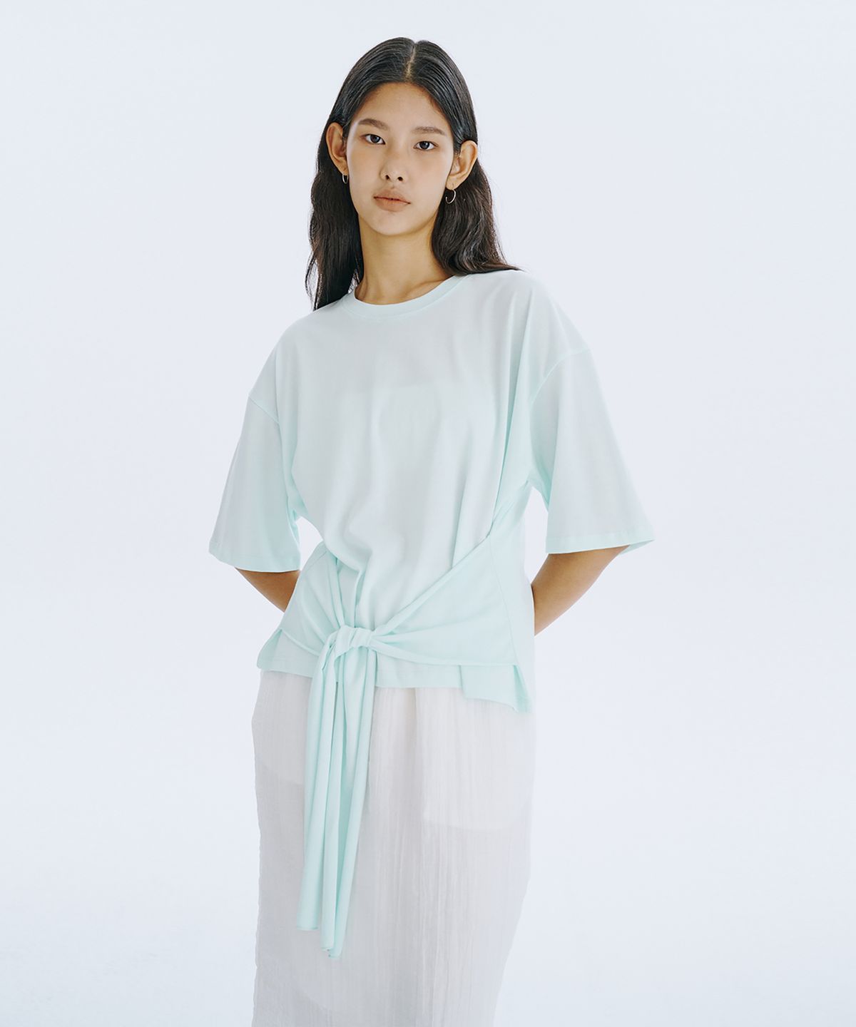 분더캄머(WNDERKAMMER) Waist Tied T_Mint
